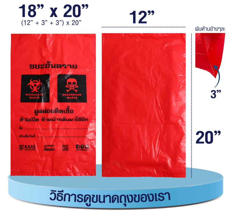 ถุงขยะเเดง ถุงขยะเเดง