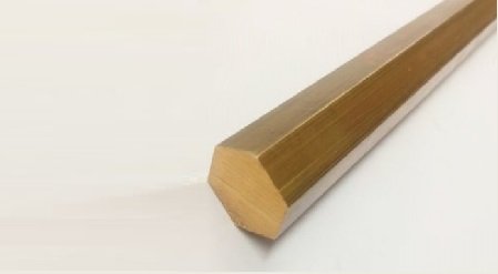 brass hexagon