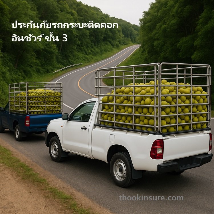 ประกันภัยรถกระบะติดคอก อินชัวร์ ชั้น 3