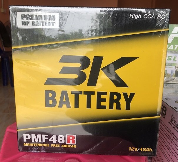 แบตฯรถยนต์(กึ่งแห้ง) 3K PMF48 R