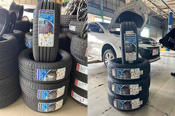 เปลี่ยนยาง goodyear