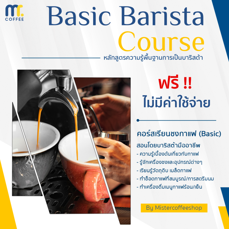 คอร์สเรียน Basic Barista