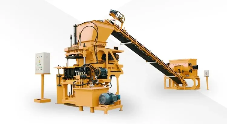 เครื่องอัดอิฐบล็อกระบบไฮดรอลิค 4 ก้อน