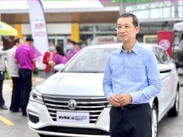 เอ็มจี หนุน PEA และบางจาก เปิดสถานีชาร์จรถยนต์พลังงานไฟฟ้า