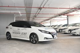 นิสสันประเทศไทยส่งมอบ นิสสัน ลีฟ 24 คันให้กับการไฟฟ้านครหลวง