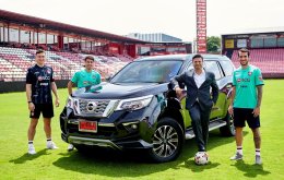 นิสสันมอบรถ สนับสนุน สโมสรฟุตบอล เอสซีจี เมืองทอง ยูไนเต็ด 
