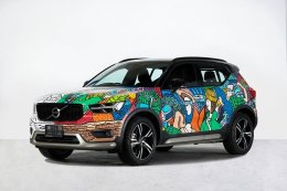 “Volvo XC40 Art-on-Car by Jackbrick” งานศิลปะแบบ Street Art 