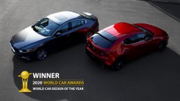 MAZDA3 ใหม่ คว้ารางวัลรถยนต์ที่ออกแบบยอดเยี่ยมแห่งปี WORLD CAR DESIGN OF THE YEAR 2020
