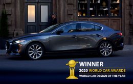 MAZDA3 ใหม่ คว้ารางวัลรถยนต์ที่ออกแบบยอดเยี่ยมแห่งปี WORLD CAR DESIGN OF THE YEAR 2020