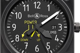 แสงสว่างบนข้อมือ Bell & Ross BR03-92 Bi-Compass