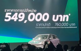 เนต้า เปิดราคา NETA V 549,000 บาท พร้อมรุกตลาดอีวีเมืองไทย 