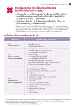 เอไอเอ เพย์ ไลฟ์ พลัส (ไม่มีเงินปันผล)