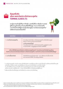 เอไอเอ เพย์ ไลฟ์ พลัส (ไม่มีเงินปันผล)
