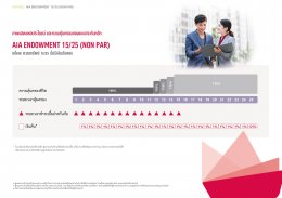เอไอเอ สะสมทรัพย์ 15/25 (ไม่มีเงินปันผล)