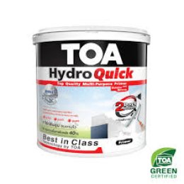 ตัวจริง คุณภาพจริง TOA HydroQuick Primerสีรองพื้นอเนกประสงค์ สูตรน้ำ พิสูจน์แล้วกว่า 500 โครงการชั้นนำเลือกใช้!.