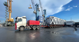 WPP team has Trasportation the heavy cargoes on Jan, 2024 to STP Port