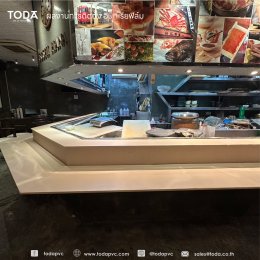 รีโนเวทเคาน์เตอร์ ร้านซูชิ ฮานะ Premium wood#922-01