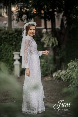 ถ่ายแบบชุด Vintage wedding Dress 