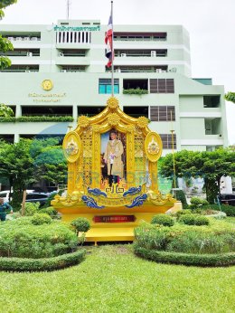 ผลงานซุ้มตั้งพื้นเฉลิมพระเกียรติ กรุงเทพมหานคร