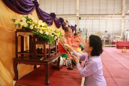 คณะเกษตรศาสตร์และทรัพยากรธรรมชาติ มหาวิทยาลัยพะเยา ดำเนินจัดโครงการทำบุญคณะเกษตรศาสตร์และสืบสานประเพณีสงกรานต์ ประจำปี 2561