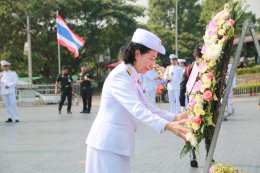 คณะเกษตรศาสตร์และทรัพยากรธรรมชาติ มหาวิทยาลัยพะเยา นำโดยท่านคณบดีพร้อมด้วยบุคลากร เข้าร่วมวางพวงมาลาวันคล้ายวันสวรรคตสมเด็จพระนเรศวรมหาราช