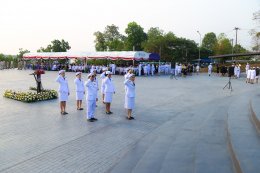 คณะเกษตรศาสตร์และทรัพยากรธรรมชาติ มหาวิทยาลัยพะเยา นำโดยท่านคณบดีพร้อมด้วยบุคลากร เข้าร่วมวางพวงมาลาวันคล้ายวันสวรรคตสมเด็จพระนเรศวรมหาราช