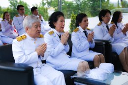 คณะเกษตรศาสตร์และทรัพยากรธรรมชาติ มหาวิทยาลัยพะเยา นำโดยท่านคณบดีพร้อมด้วยบุคลากร เข้าร่วมวางพวงมาลาวันคล้ายวันสวรรคตสมเด็จพระนเรศวรมหาราช
