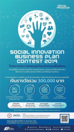   นิสิต ม.พะเยา “ทีมรักภูแล” ได้รับคัดเลือกเข้ารอบ 1 ใน 9 ทีม ระดับประเทศ เพื่อไปแข่งขันโครงการประกวดแผนธุรกิจนวัตกรรมเพื่อสังคม (Social Innovation Business Plan Contest 2019) ครั้งที่ 3