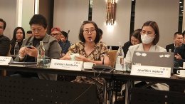 นายเดียว วรตั้งตระกูล เลขานุการสมาคมทีวีดิจิทัล นำทีมตัวแทนทีวีดิจิทัล ร่วมแสดงความคิดเห็น