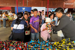 Paradise EX Corporation Co., Ltd. and its partner, Thai Glico Co., Ltd., participated in the Kathin robe offering ceremony at Wat Tha Samo, Saraburi District, Chainat Province.