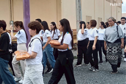 Paradise EX Corporation Co., Ltd. and its partner, Thai Glico Co., Ltd., participated in the Kathin robe offering ceremony at Wat Tha Samo, Saraburi District, Chainat Province.
