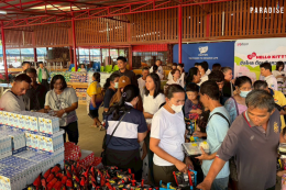 Paradise EX Corporation Co., Ltd. and its partner, Thai Glico Co., Ltd., participated in the Kathin robe offering ceremony at Wat Tha Samo, Saraburi District, Chainat Province.