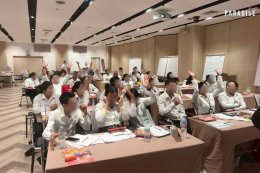 Paradise X Corporation Co., Ltd. participated in the SM Meeting activity at Tops Daily Convention Center, Kaset-Nawamin Branch (Bangkok-Samut Prakan).