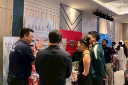 The management team of Paradise EX Corporation Co., Ltd. met with the management team of Ngan Nueng Co., Ltd., led by Mr. Sastra Ngantavee.