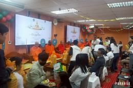 Paradise EX Corporation Co., Ltd. participated in the merit-making ceremony of CP All Public Company Limited, Nakhon Sawan branch.
