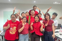Wishing you good fortune! Celebrate Chinese New Year with our annual merit-making ceremony with the Paradise EX family 