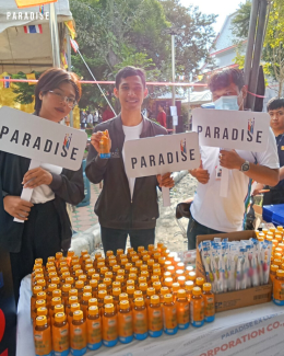 Paradise Ex Company participated Ceremony of end of the Buddhist Lent, Pathum Thani Province