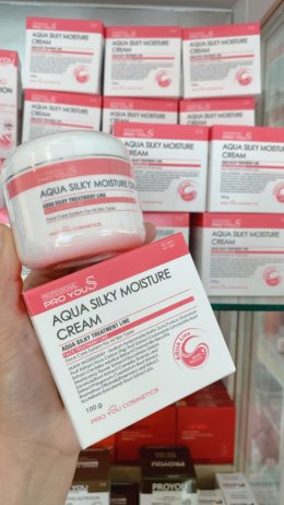 ครีมสูตรเติมน้ำให้ผิวฉ่ำวาว Pro You S Aqua Silky Moisture Cream