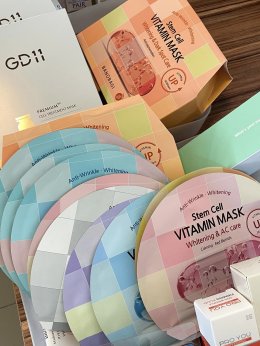 มาส์กแผ่นสเต็มเซลล์ Banobagi Stem Cell Vitamin Mask 30g 