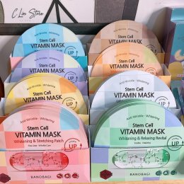 มาส์กแผ่นสเต็มเซลล์ Banobagi Stem Cell Vitamin Mask 30g 