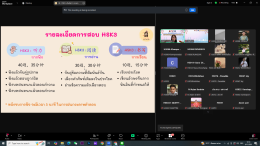  โครงการอบรมพิชิตข้อสอบ HSK สำหรับนักเรียน และครู สังกัด สอศ. ผ่านทางออนไลน์ ระหว่างวันที่ 15-16 กันยายน 2568