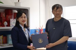 Yunnan Normal University and Sinothai Education Company Limited Join in discussing cooperation in international educational exchanges.