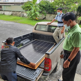 Committed to creating smiles, “Finnolar” together with “Thai Columnist, Radio and Television Presenter Club” donated “SALO®” solar panels to Ton Nam Yom community, Pong district, Phayao province