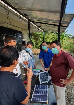 Be a part of self-reliance support, “Finnolar” provides SALO® solar panels to Santi Wana Eco Community.