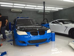 การเปลี่ยนสีรถ BMW M5 