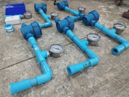 Flow rate meter เครื่องวัดอัตตราการไหลและแรงดันเพื่อระบบน้ำ