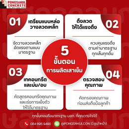 5 ขั้นตอนการผลิตเสาเข็มคอนกรีต รู้ก่อนเลือกซื้อ