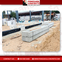 งานรั้วสำเร็จรูป เลือกอย่างไรให้เหมาะกับบ้านและหน้างาน? รวมเสารั้ว แผ่นรั้ว คานสำเร็จ และทับหลัง
