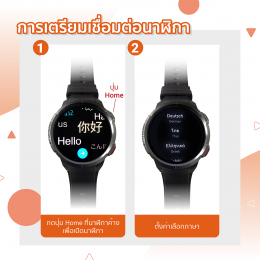 คู่มือการเชื่อมต่อนาฬิกา Mibro Watch GS บนแอพพลิเคชัน Mibro Fit