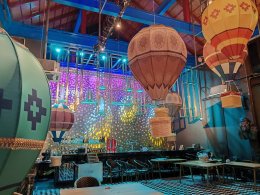 ผลิตโคมไฟตกแต่งร้านอาหาร บอลลูนยักษ์พิเศษ |  โดยเสถียรโคมไฟ